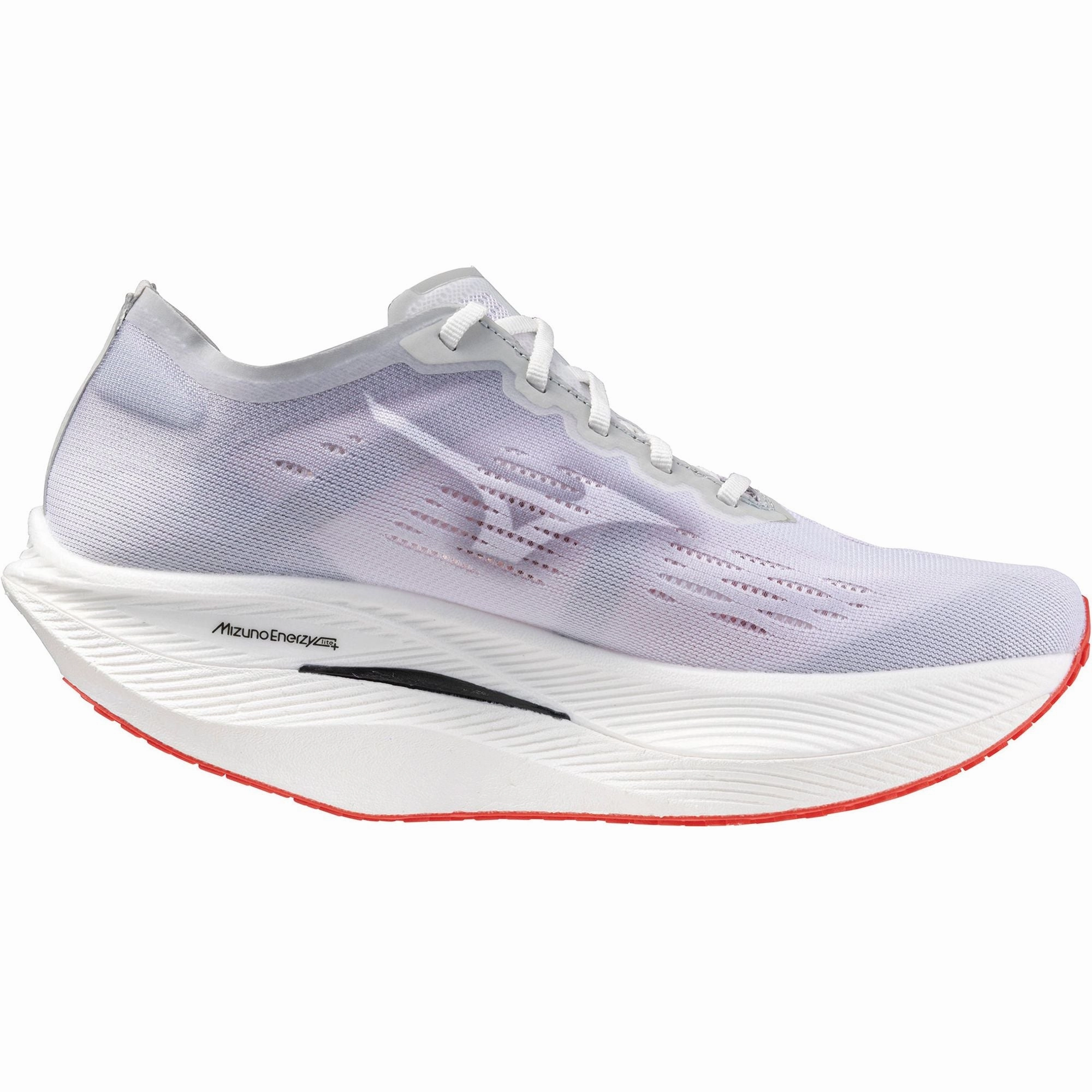 Enhanced Traction Mizuno Wave Rebellion Pro 2 Mens Running Shoes - White