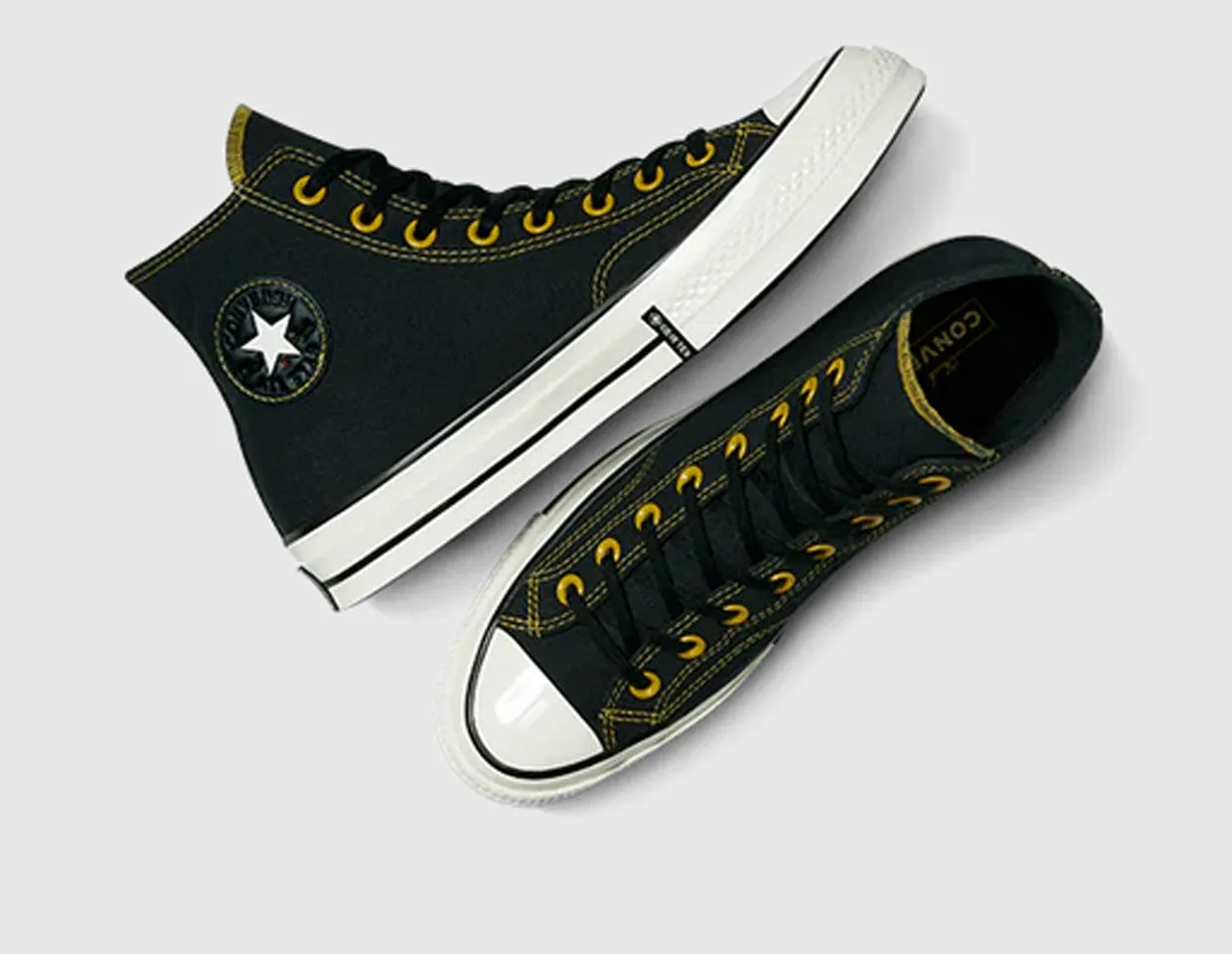 fitness gear Converse Chuck 70 GORE-TEX Hi Black / Sunny Angle