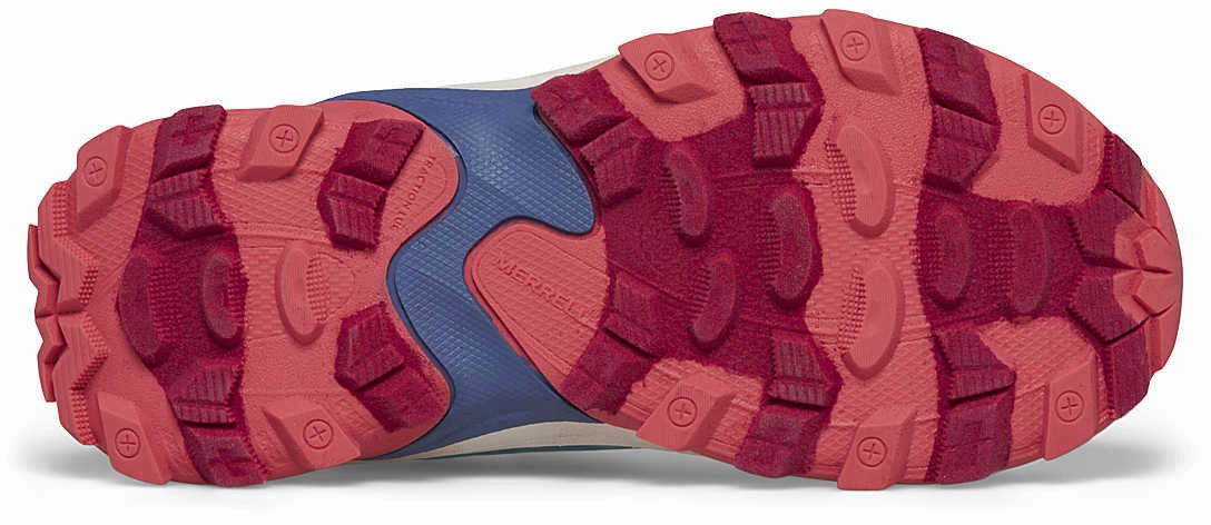 Nature Path Weather Tough Merrell Moab Speed 2 Waterproof Junior Walking Shoes - Blue