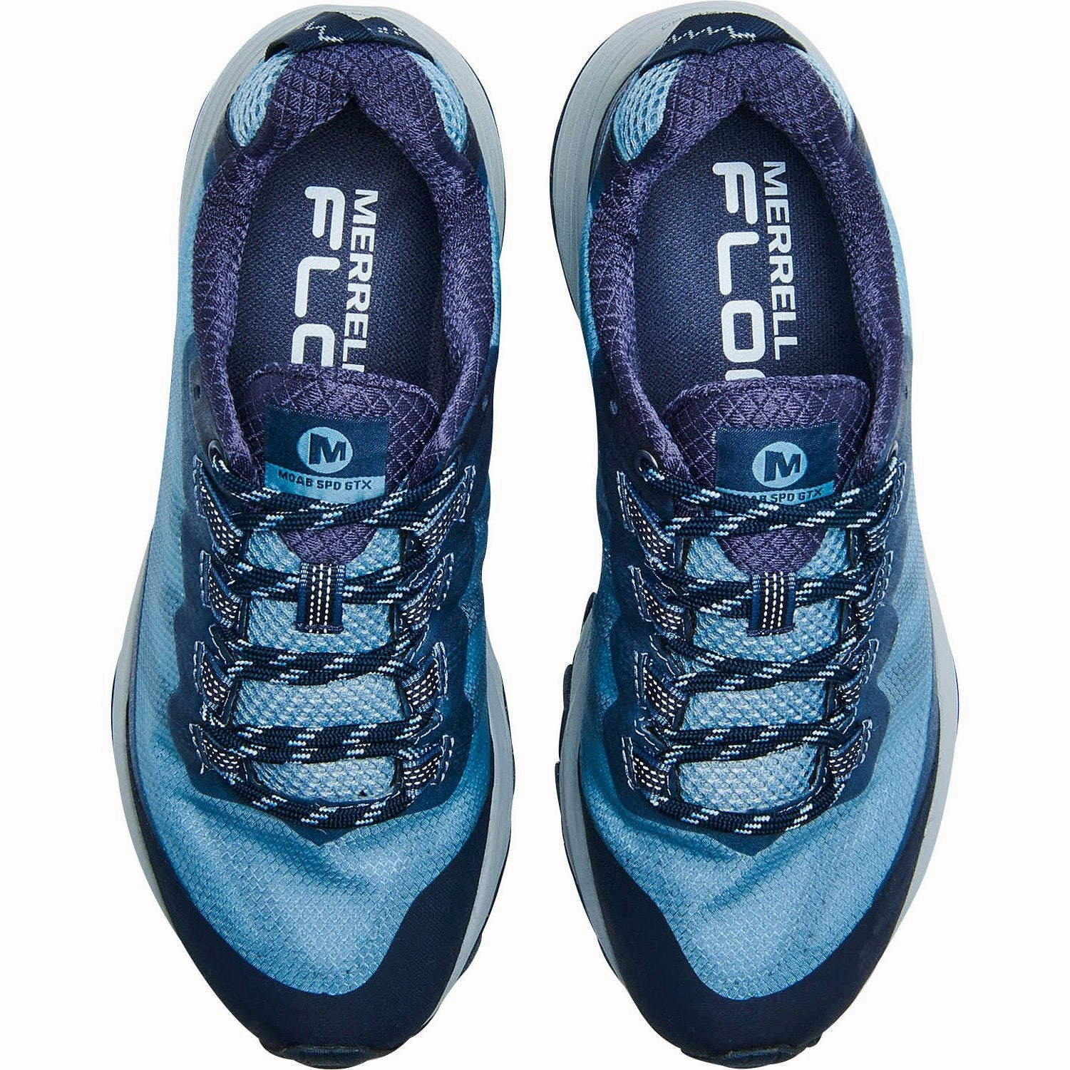 Stability Design Merrell Moab Speed GORE-TEX Womens Walking Shoes - Blue