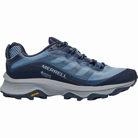 Woodland Walk Merrell Moab Speed GORE-TEX Womens Walking Shoes - Blue
