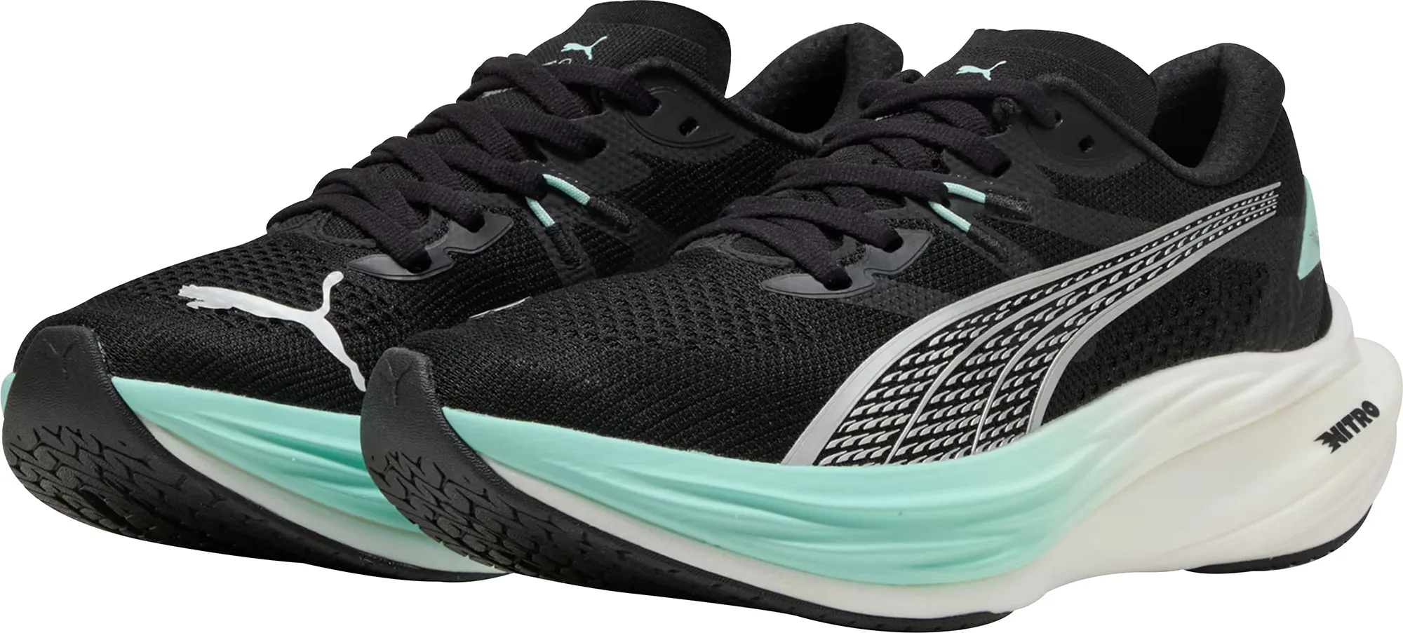 Puma Deviate Nitro 3 Womens Running Shoes - Black Balance Focus Daily Motion