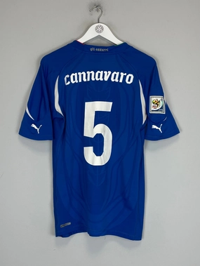 2010/12 ITALY CANNAVARO #5 *PLAYER ISSUE* HOME SHIRT (M) PUMA Training Clothes