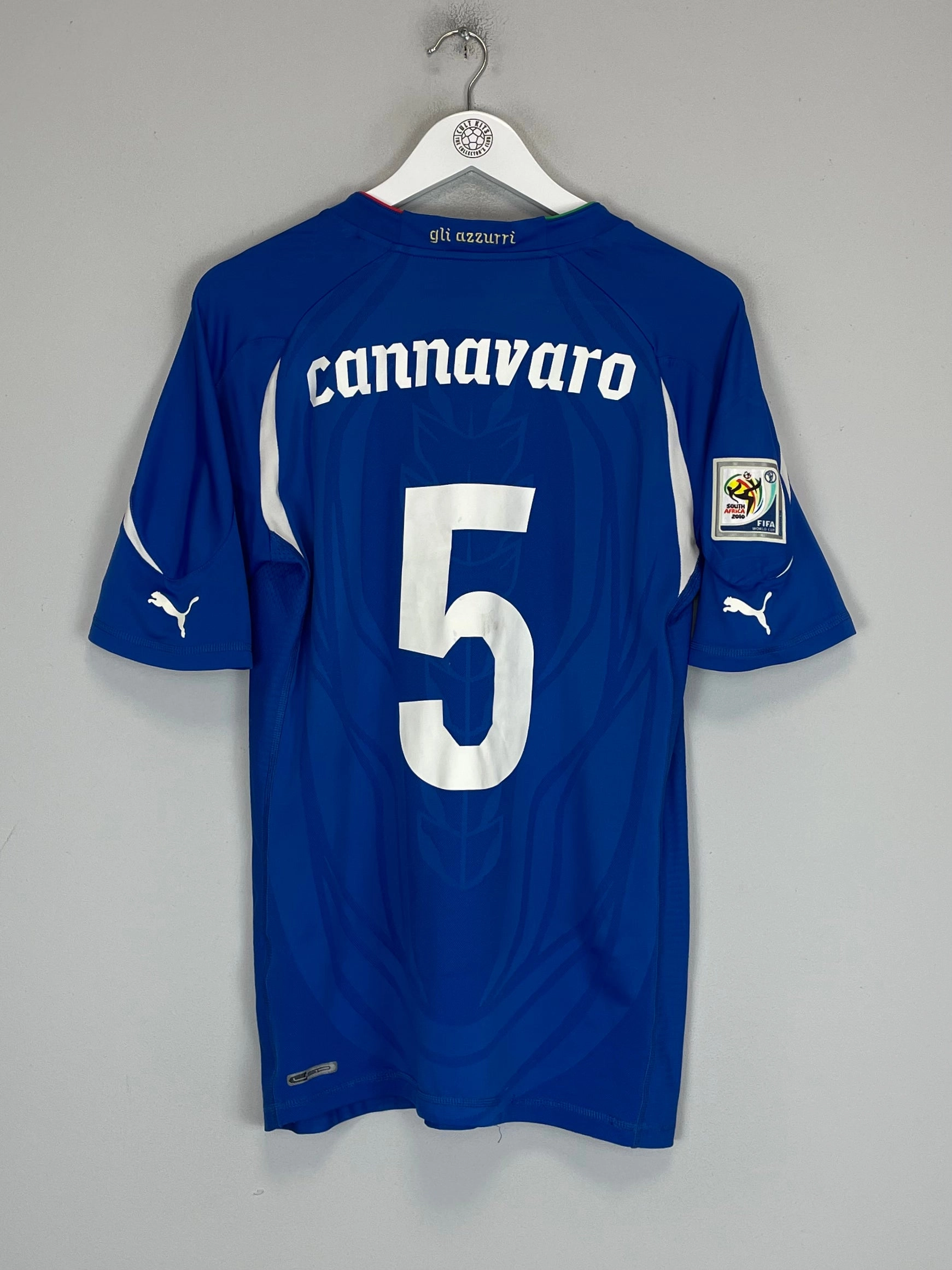 2010/12 ITALY CANNAVARO #5 *PLAYER ISSUE* HOME SHIRT (M) PUMA Training Clothes