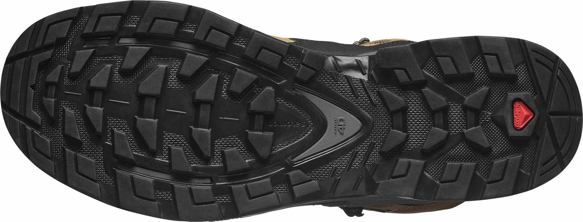 Moisture wicking Salomon Quest 4 GORE-TEX Mens Walking Boots - Brown