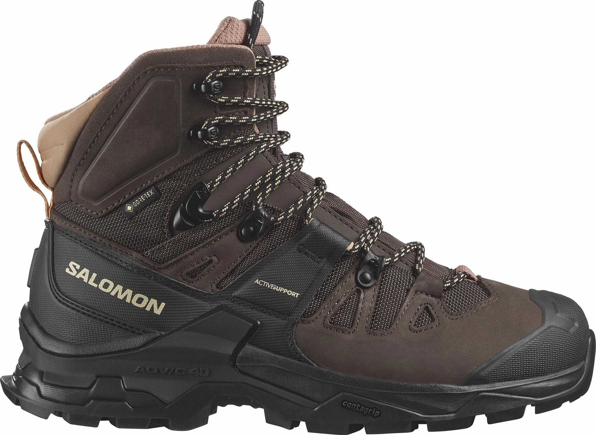 Salomon Quest 4 GORE-TEX Womens Walking Boots - Brown Coastal Trail