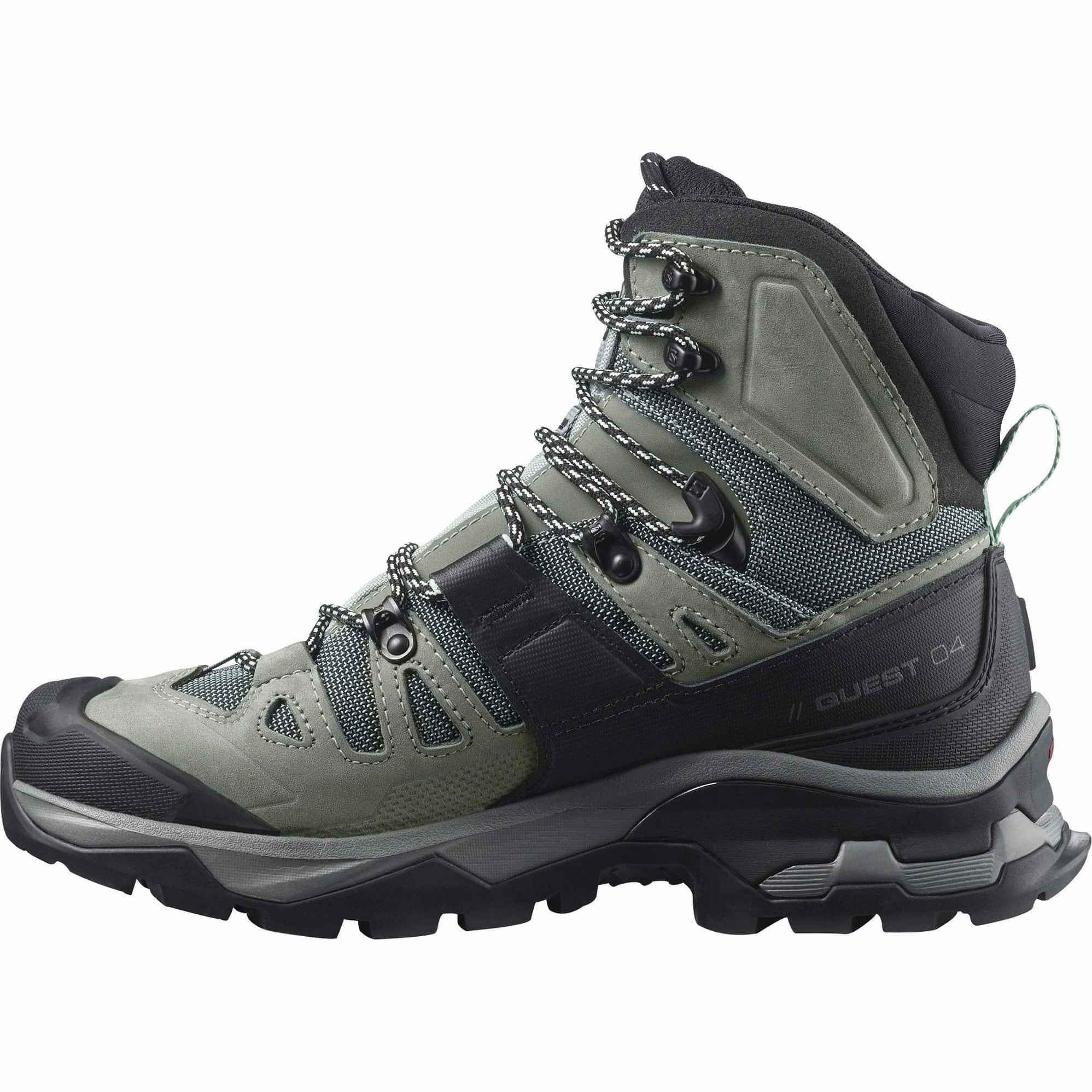 Camping Trip Stability control Salomon Quest 4 GORE-TEX Womens Walking Boots - Grey