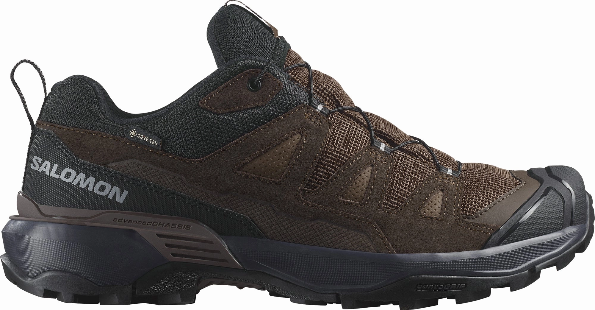 Outdoor Hiker Salomon X Ultra 360 Leather GORE-TEX Mens Walking Shoes - Brown