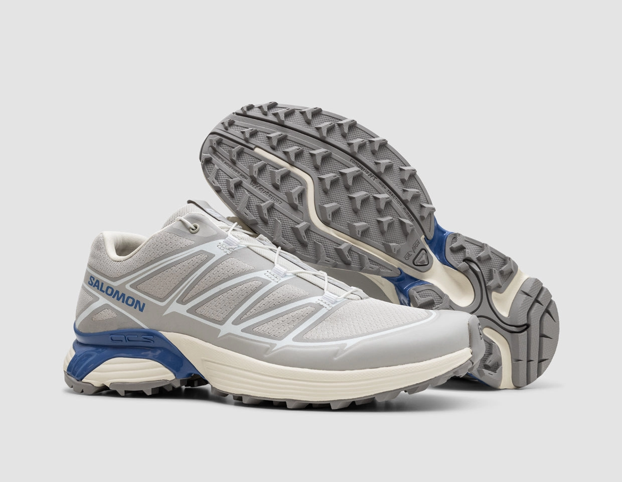 Salomon XT-Pathway 2 Lunar Rock / Ultramarine - Vanilla Ice Airflow Ventilation Channels Superior Cushioning