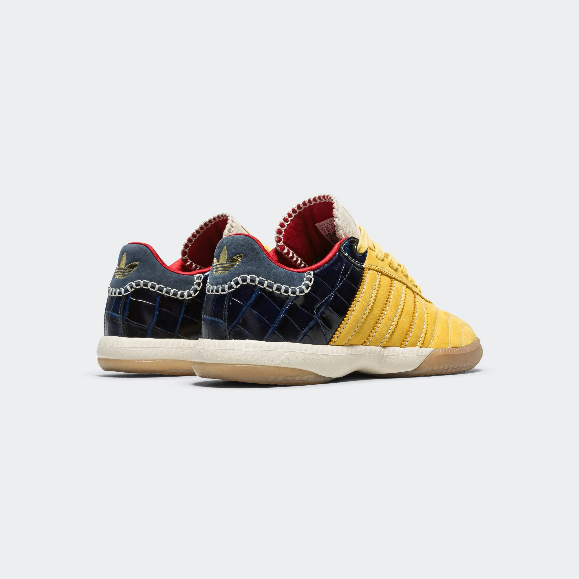 Samba Millenium x Wales Bonner - Fade Gold/Collegiate Navy Leather Upper Soft Pad