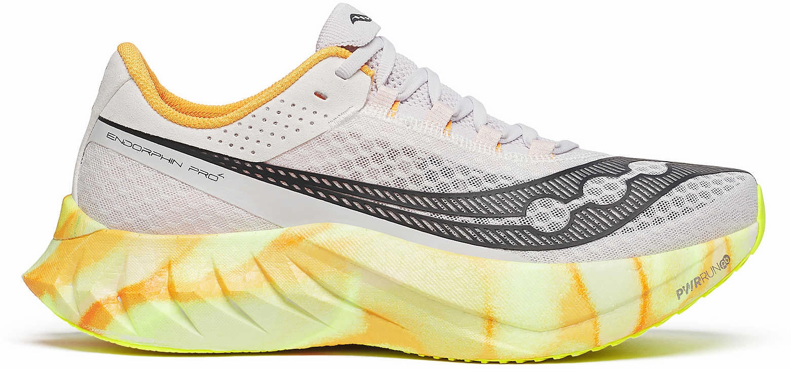 Saucony Endorphin Pro 4 Mens Running Shoes - Grey Gym-Ready Quick Dry Inner Sock