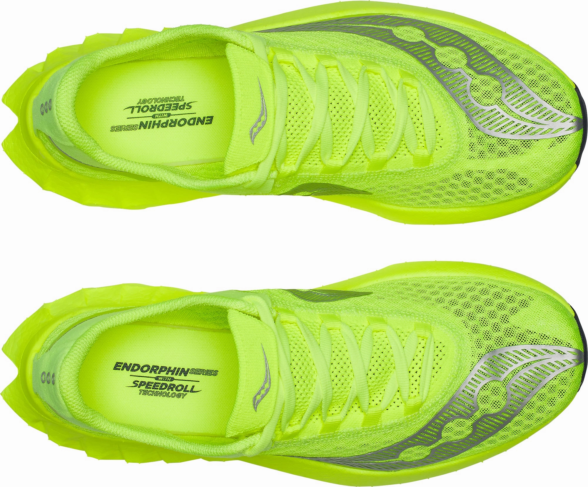 Saucony Endorphin Pro 4 Mens Running Shoes - Yellow Light   Weight Design Shock Base