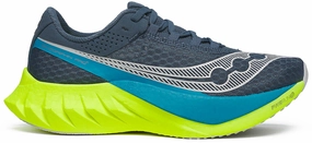 Saucony Endorphin Pro 4 Womens Running Shoes - Navy Energy Return Cushioning
