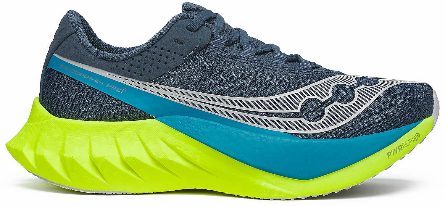 Saucony Endorphin Pro 4 Womens Running Shoes - Navy Energy Return Cushioning