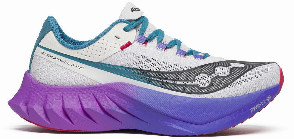 Saucony Endorphin Pro 4 Womens Running Shoes - White Casual Travel Fashionable Design