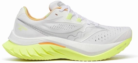 Saucony Endorphin Speed 4 Womens Running Shoes - White Worn Daily