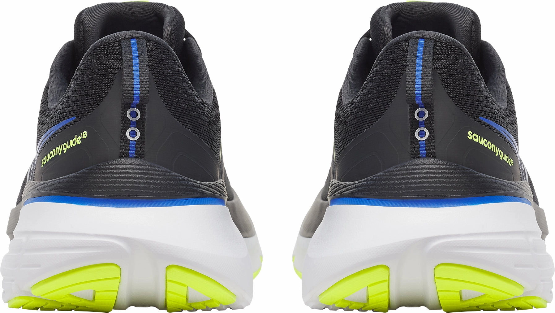 Saucony Guide 18 Mens Running Shoes - Black Trail Ready Everyday Look