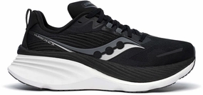 Cushioned Walk Ergonomic Flow Saucony Hurricane 24 Womens Running Shoes - Black