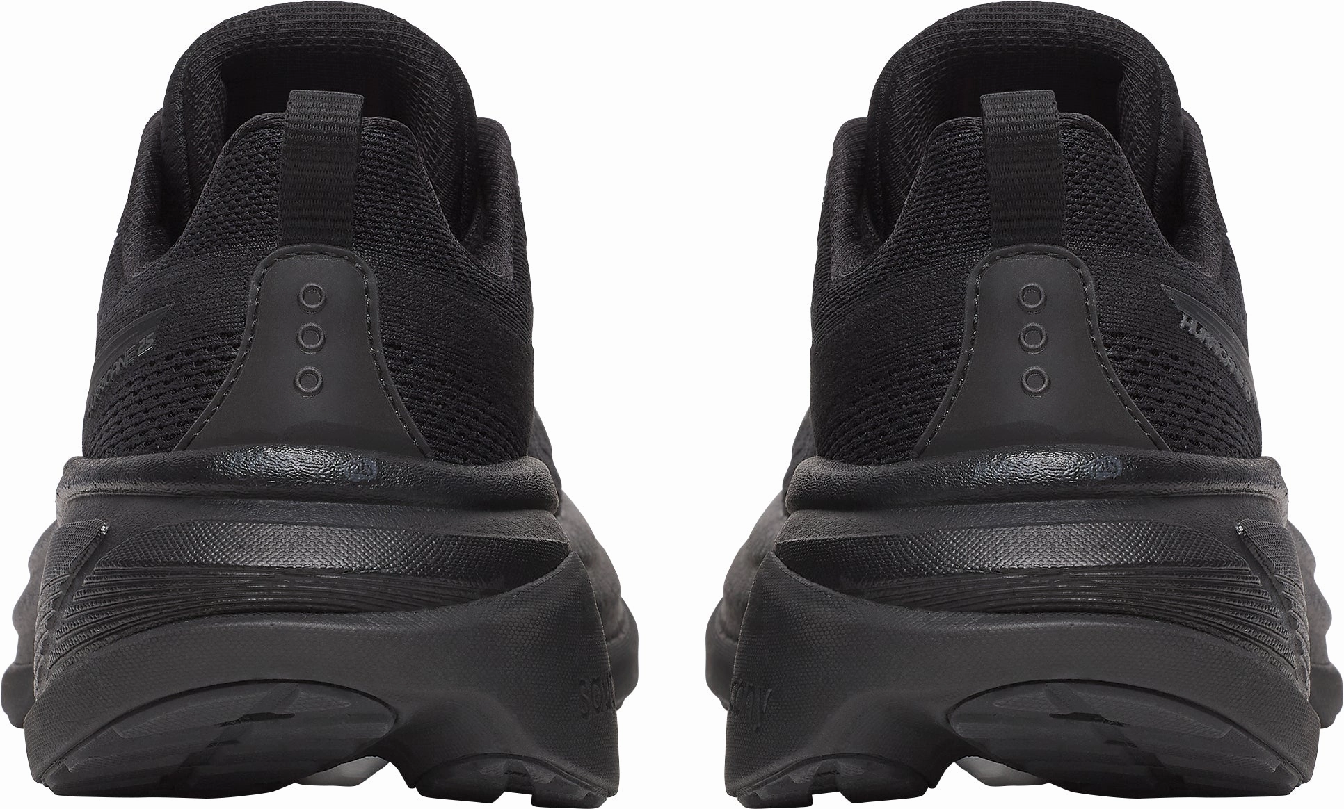 Dynamic Arch Support Fitness Edge Saucony Hurricane 25 Womens Running Shoes - Black