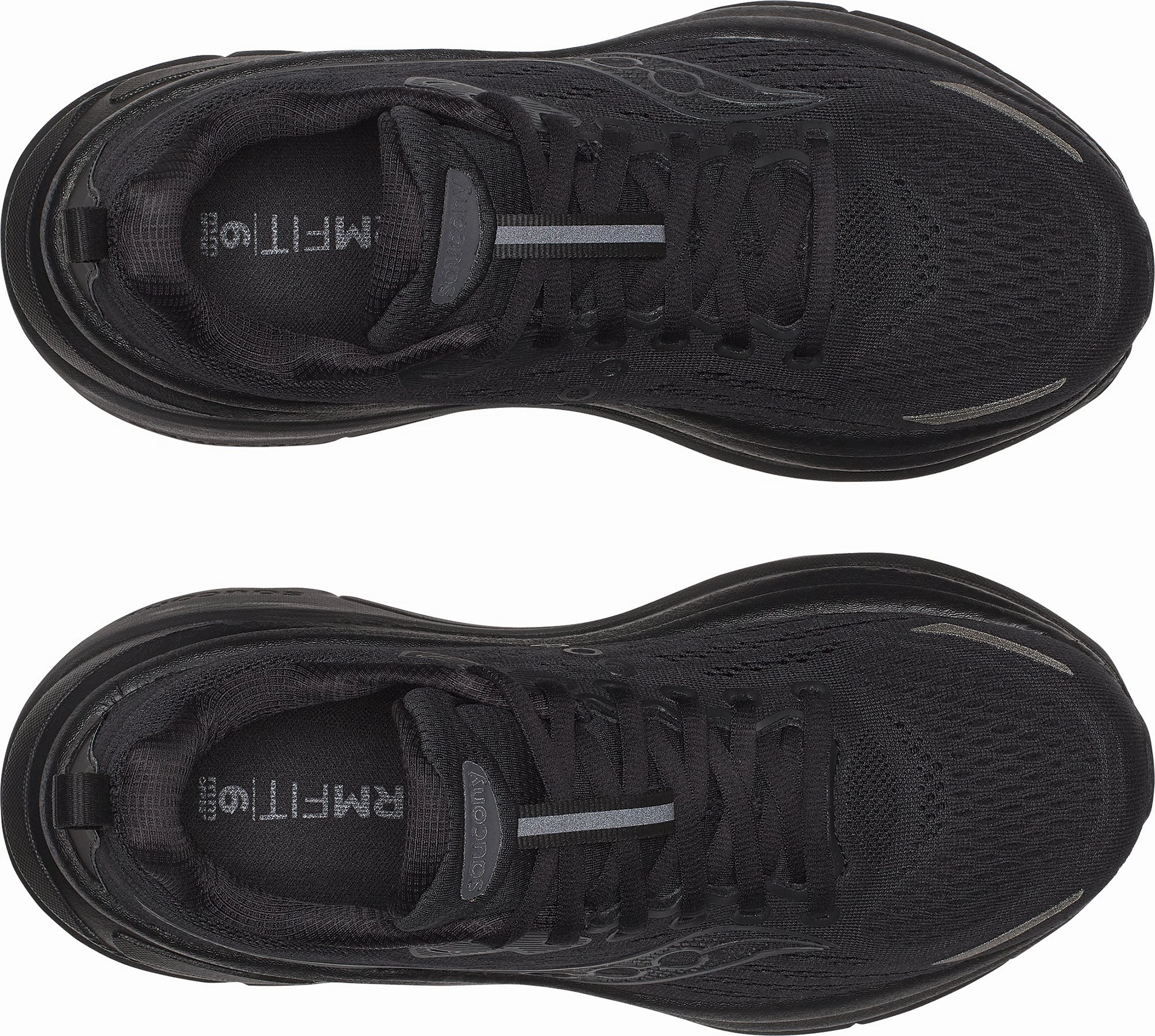 Saucony Hurricane 25 Womens Running Shoes - Black Feel Fresh