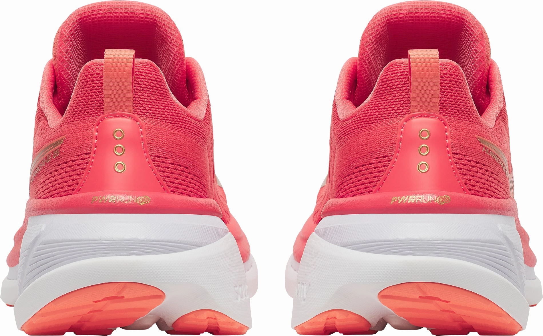 Abrasion Shield Technology Saucony Hurricane 25 Womens Running Shoes - Pink