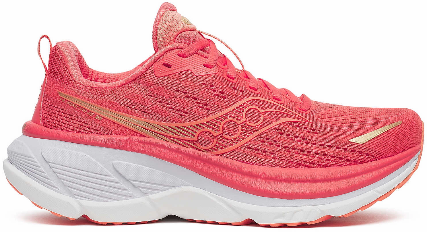 Sneaker Accessories Saucony Hurricane 25 Womens Running Shoes - Pink