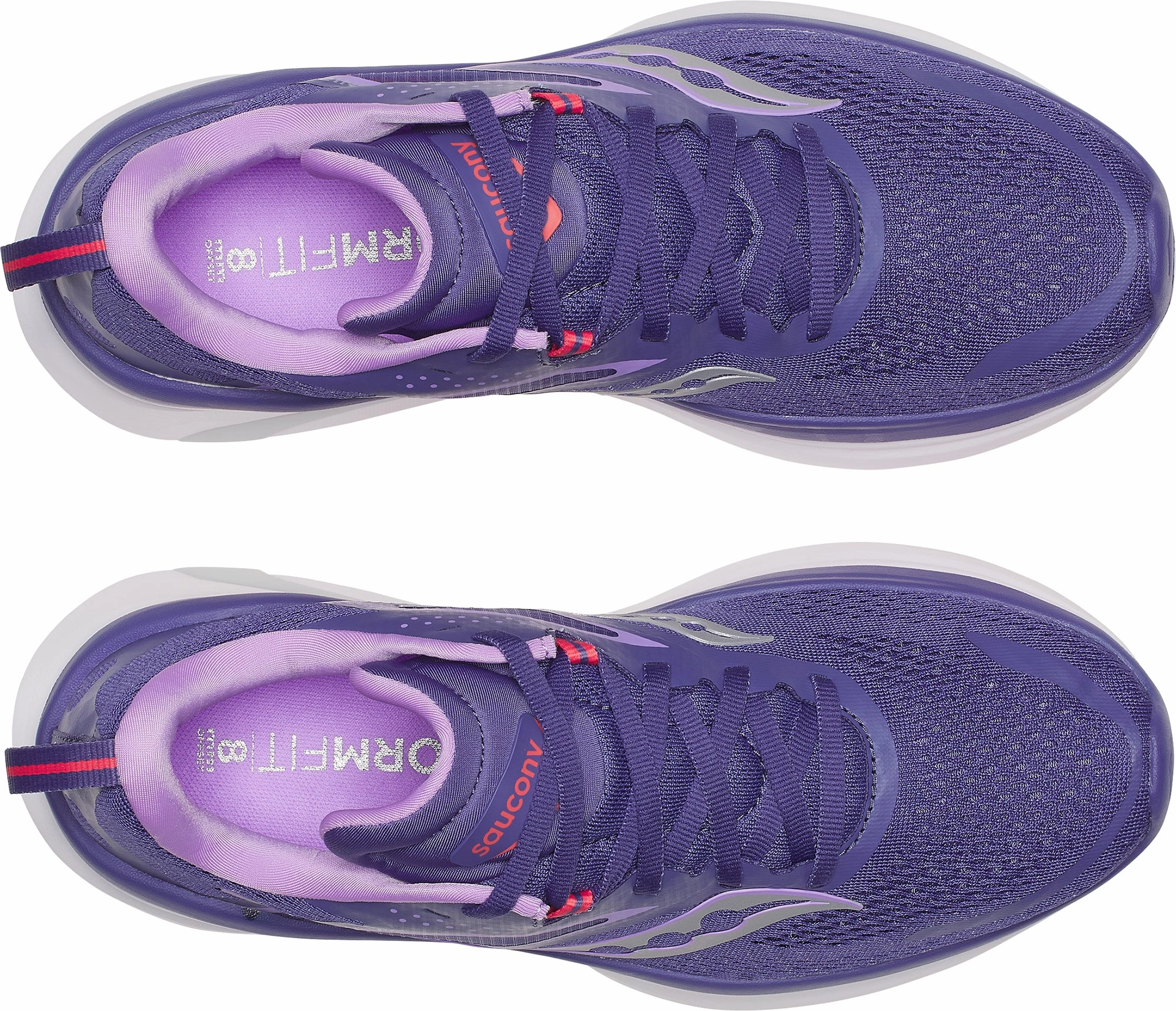 Saucony Omni 22 Womens Running Shoes - Purple Lifestyle Mode Impact Reduction