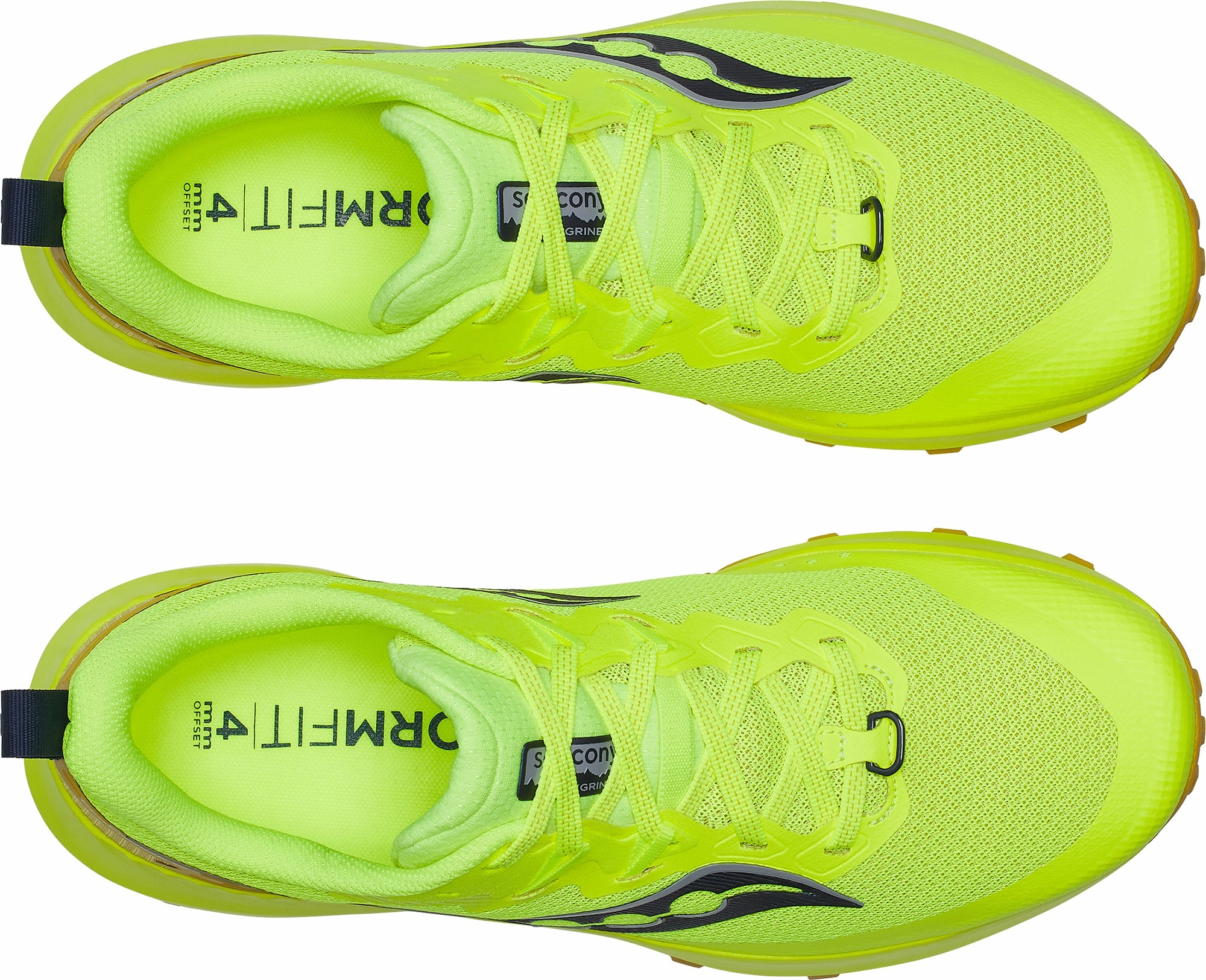 Lightweight Cushion High Energy Return Saucony Peregrine 14 Mens Trail Running Shoes - Yellow