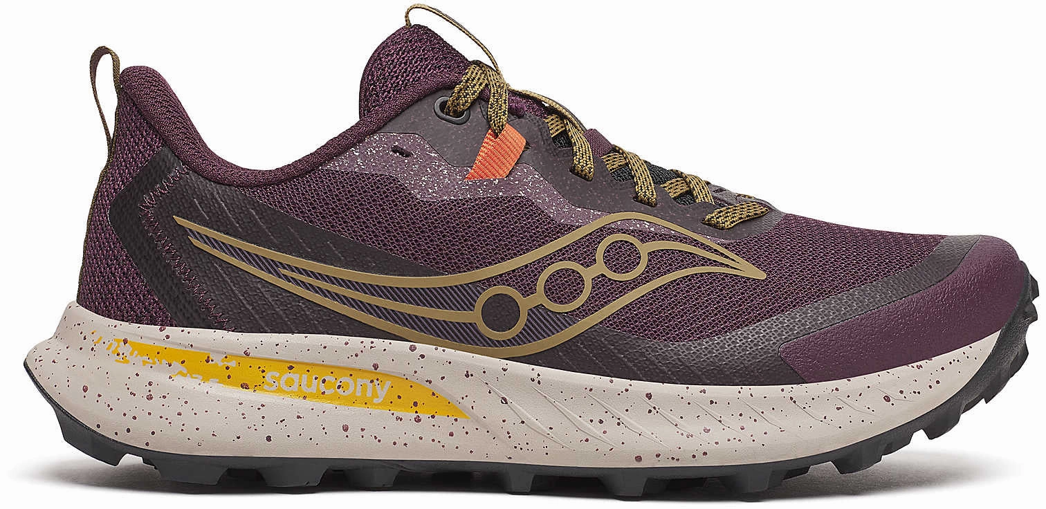 StretchableMaterial Fresh Touch Saucony Peregrine 15 Womens Trail Running Shoes - Red