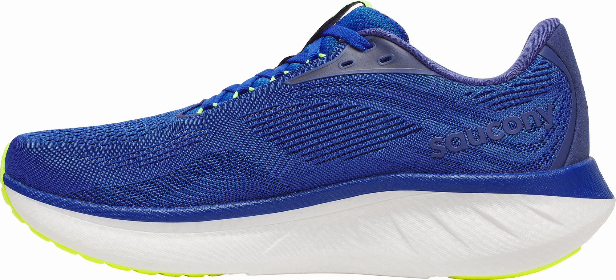 Effortless support Saucony Ride 18 Mens Running Shoes - Blue
