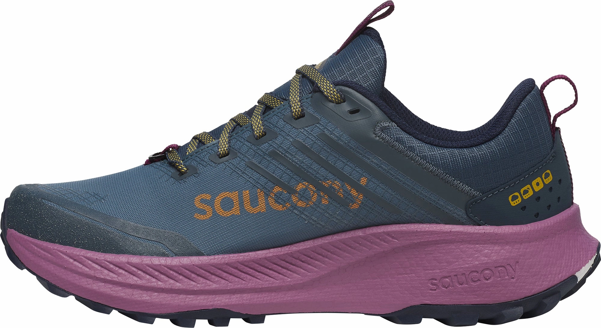 Kinetic Motion Engine Slip-resistant fit Saucony Ride TR2 GORE-TEX Womens Trail Running Shoes - Blue