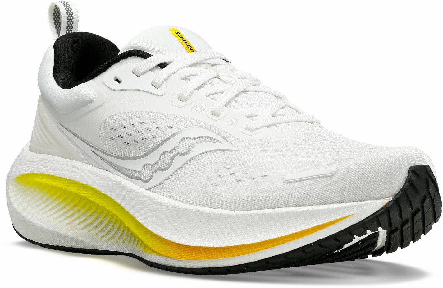Heat Resistant Midsole Sneakers Saucony Surge 3 Mens Running Shoes - White