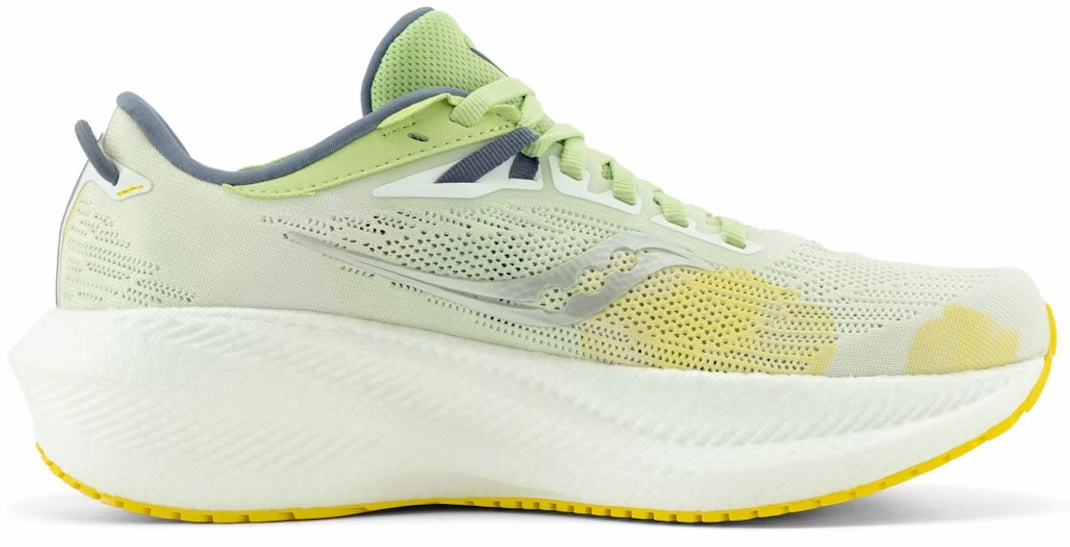 Midsole Cushion Saucony Triumph 21 Womens Running Shoes - White