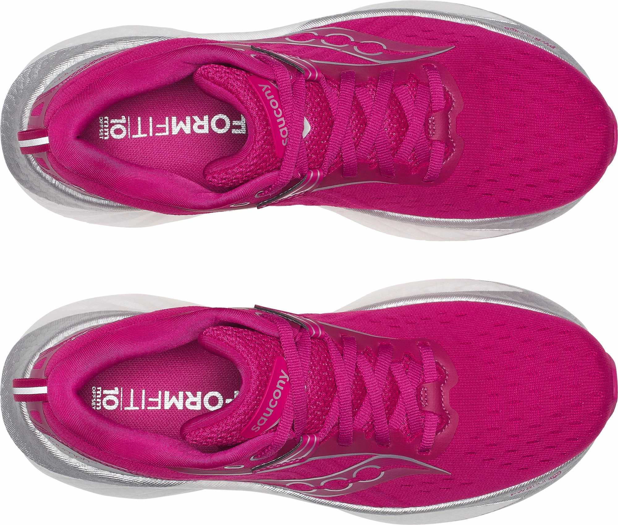 Heat Sealed Layers cool tones Saucony Triumph 22 Womens Running Shoes - Pink
