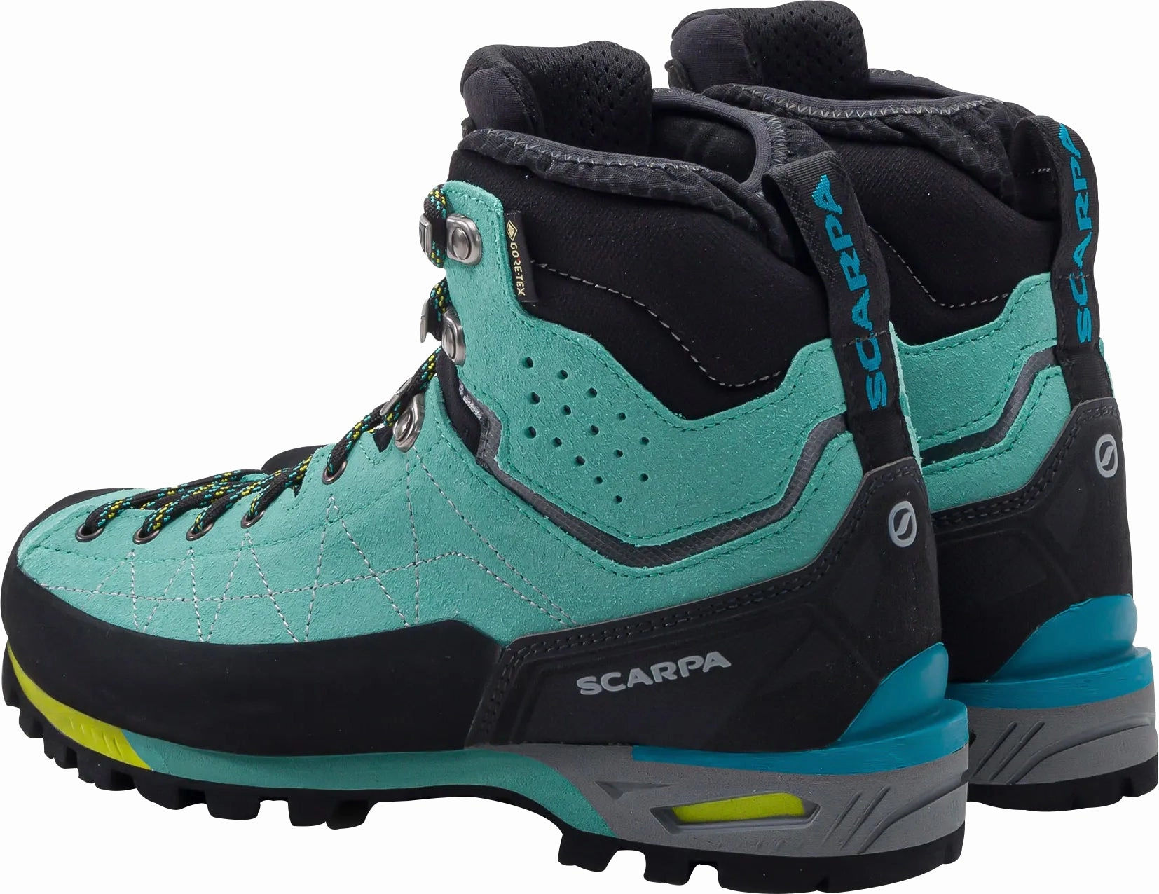 Shock Absorbing Boots Scarpa Zodiac Tech GORE-TEX Womens Walking Boots - Green