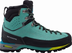 Scarpa Zodiac Tech GORE-TEX Womens Walking Boots - Green Durable Step Nature Explorer