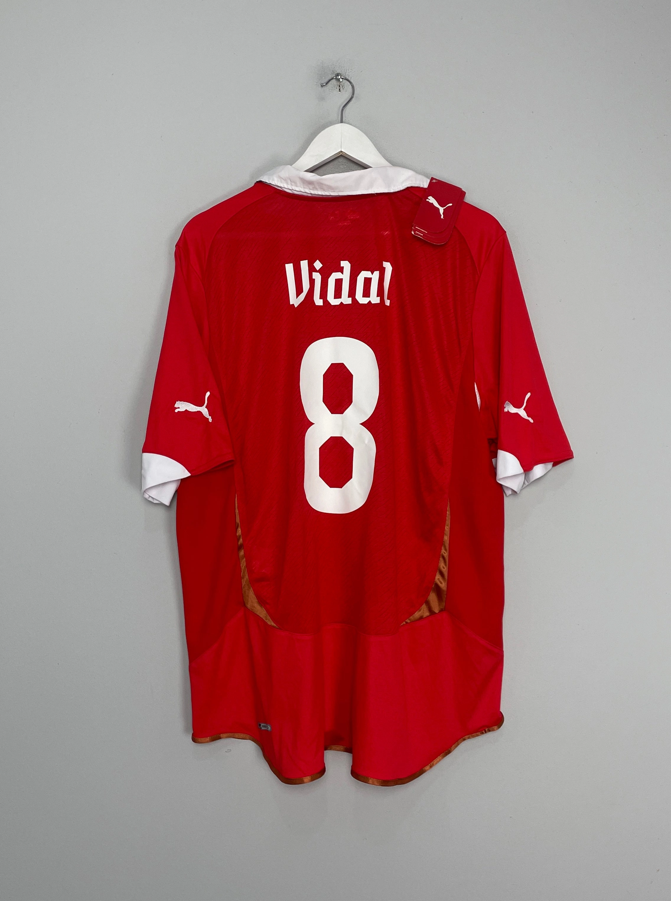 2010/11 CHILE VIDAL #8 *BNWT* HOME SHIRT (XL) PUMA Bold Lettering