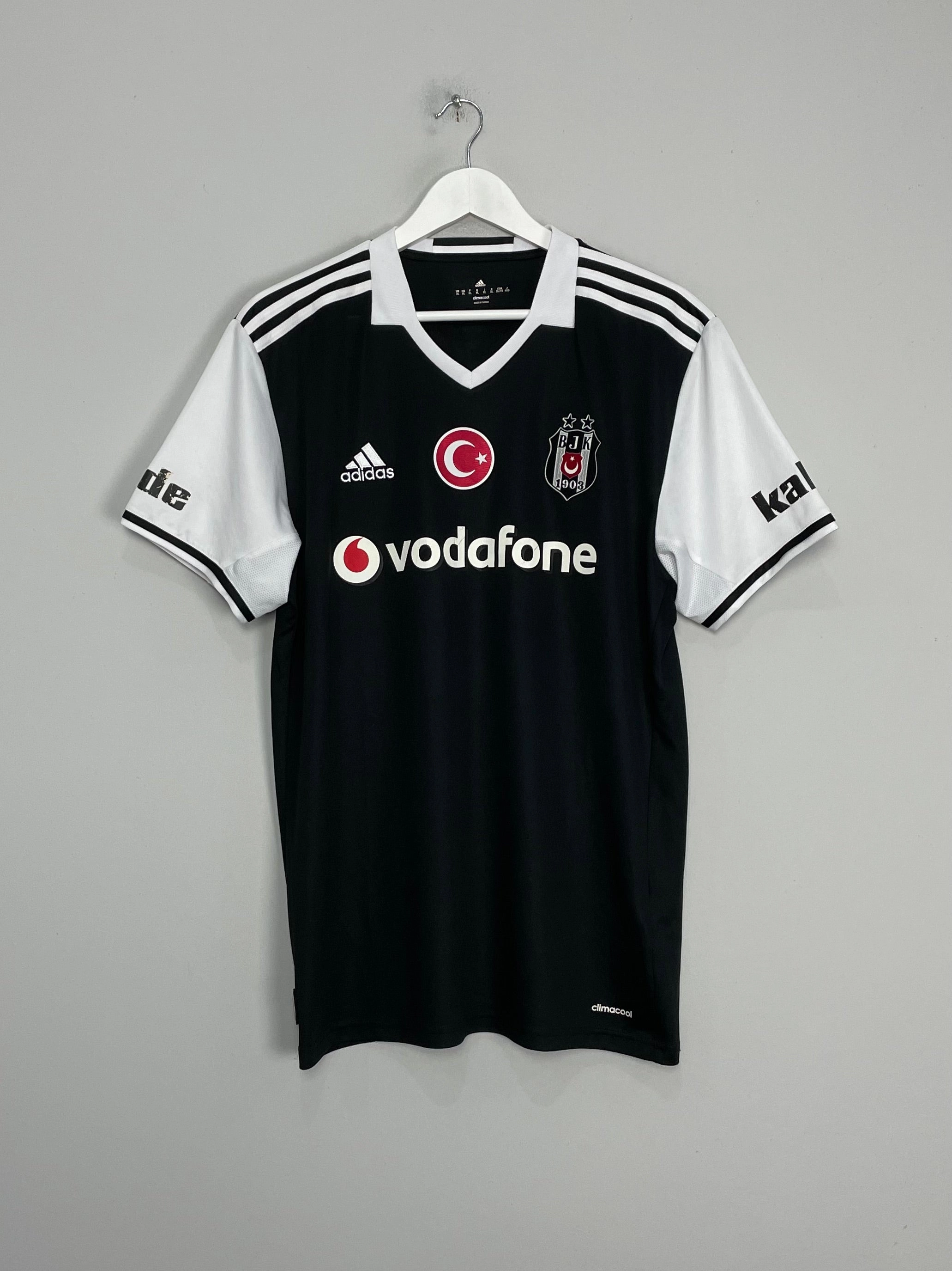 2016/17 BESIKTAS AWAY SHIRT (XL) ADIDAS Customizable Fit System Versatile Use