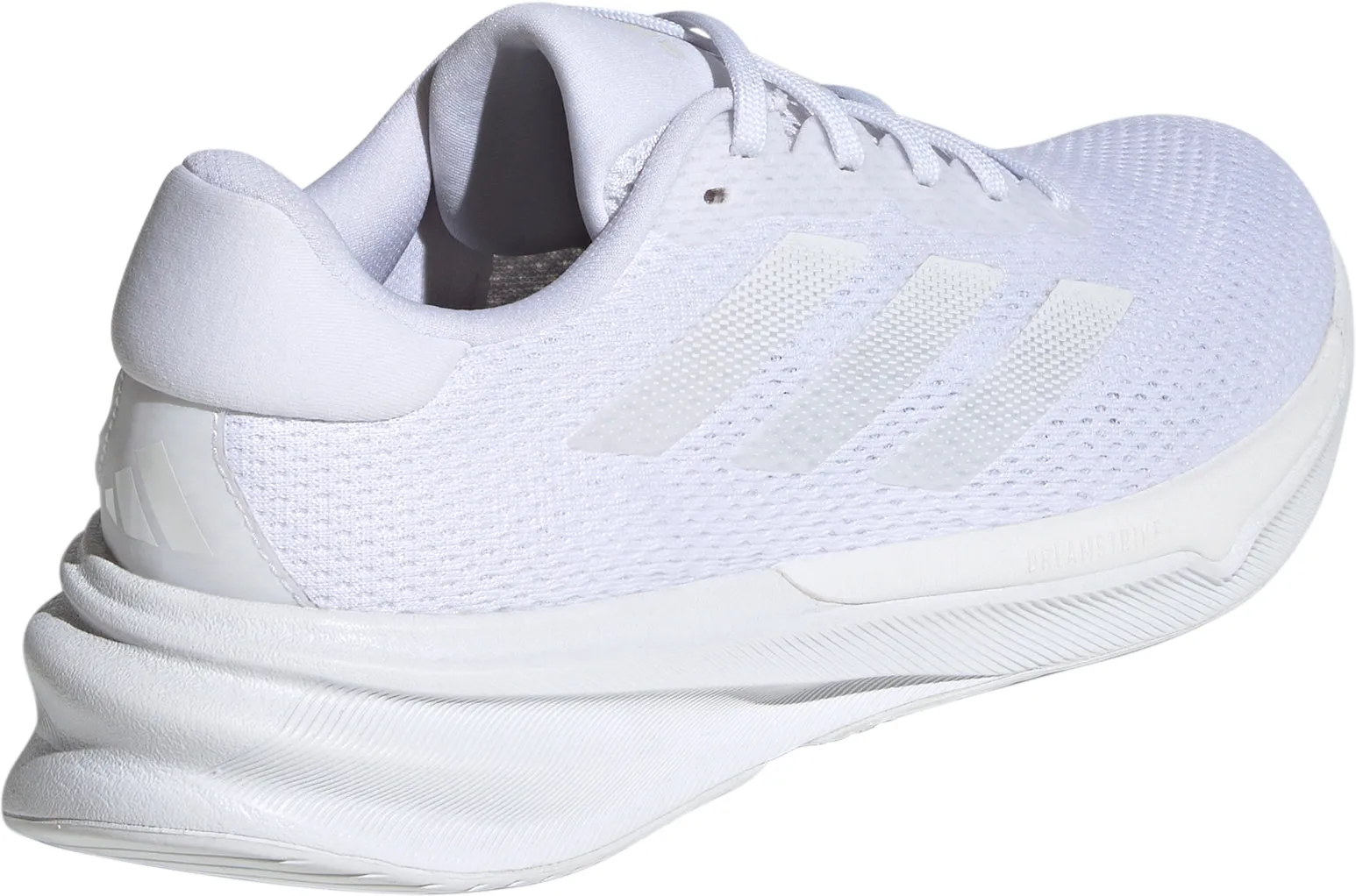 Flexible Grip Bacterial Resistant Lining adidas Supernova Stride Womens Running Shoes - White