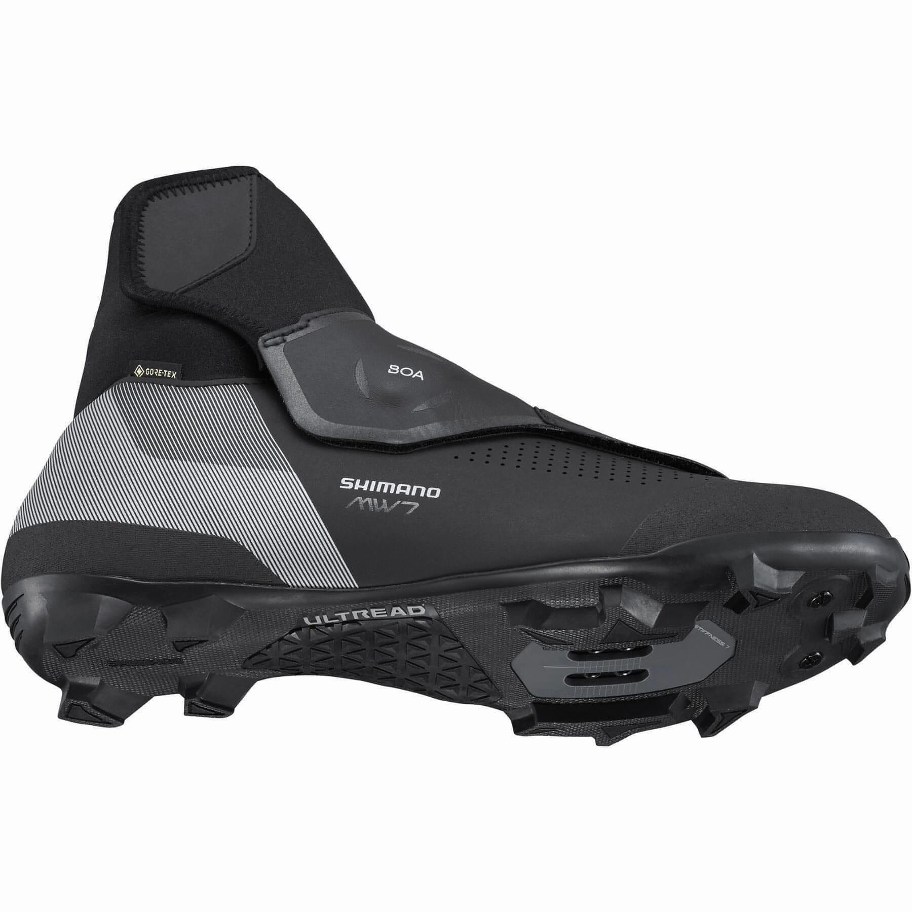 Lace Up System Shimano MW702 GORE-TEX Mens MTB Cycling Boots - Black