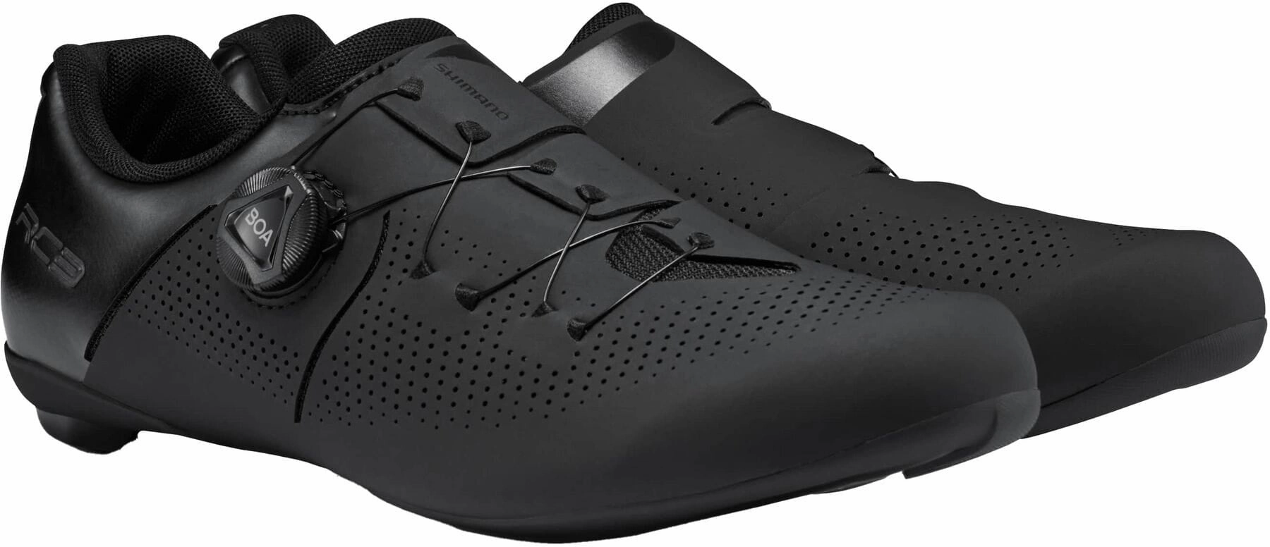 Shimano RC302 Mens Road Cycling Shoes - Black All Base