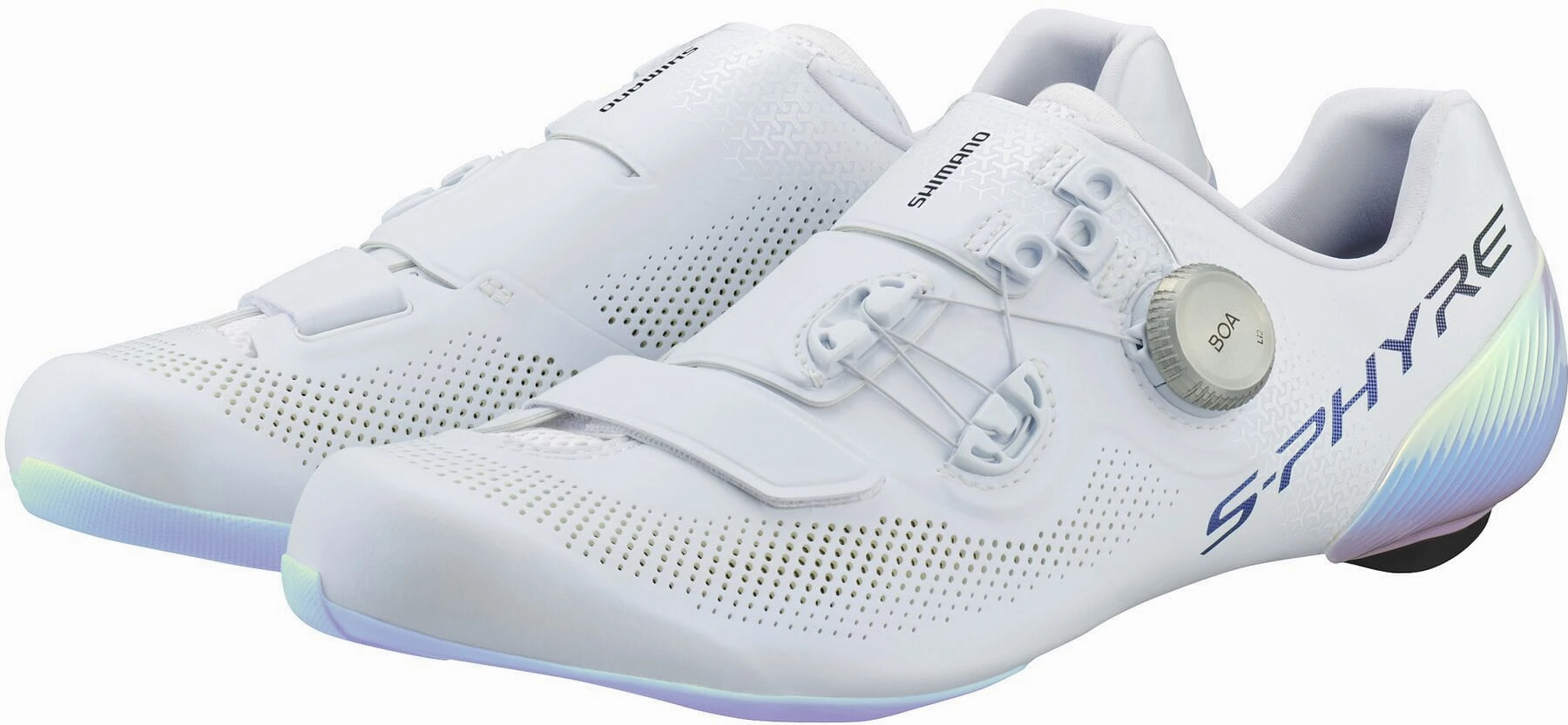 Variable Density Padding Tailored durability Shimano RC903P S-Phyre PWR Road Cycling Shoes - White