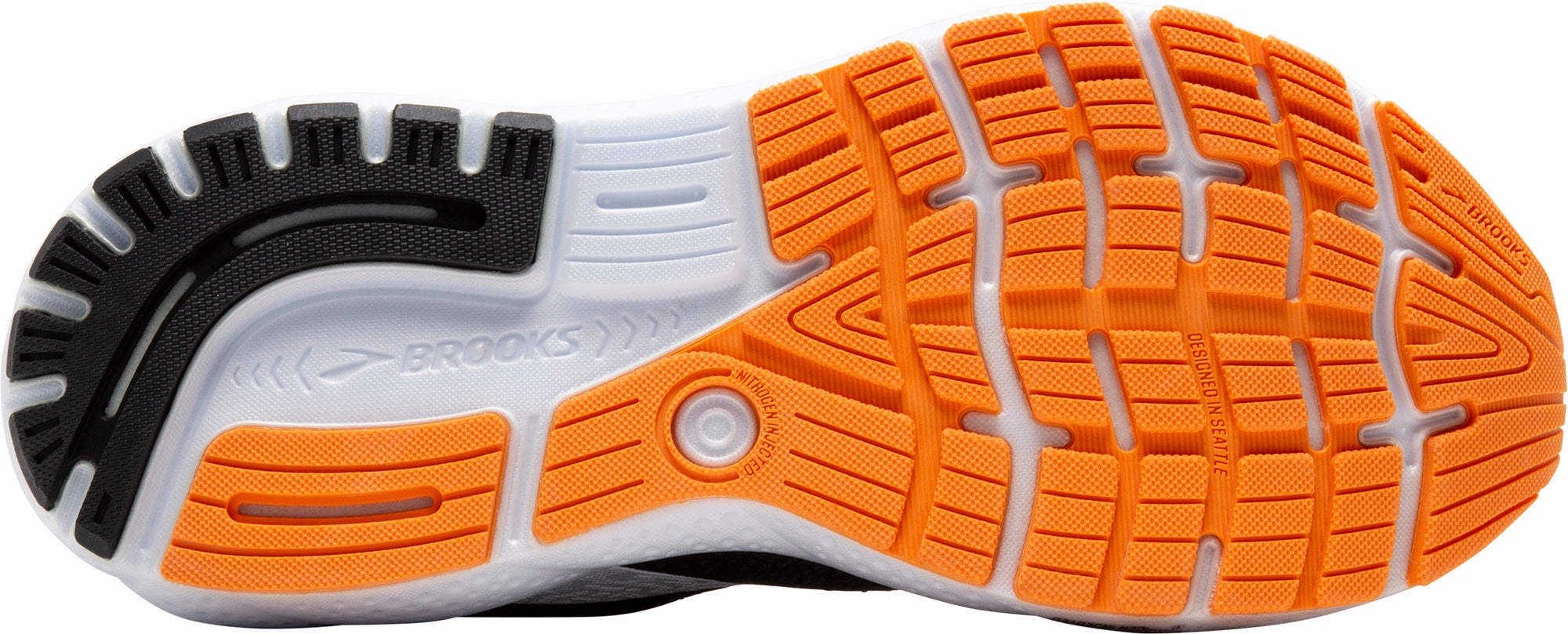 Brooks Ghost 16 Mens Running Shoes - Black Fitness Friendly