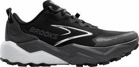 Secure Lace System Stacked Heel Brooks Caldera 8 Womens Trail Running Shoes - Black