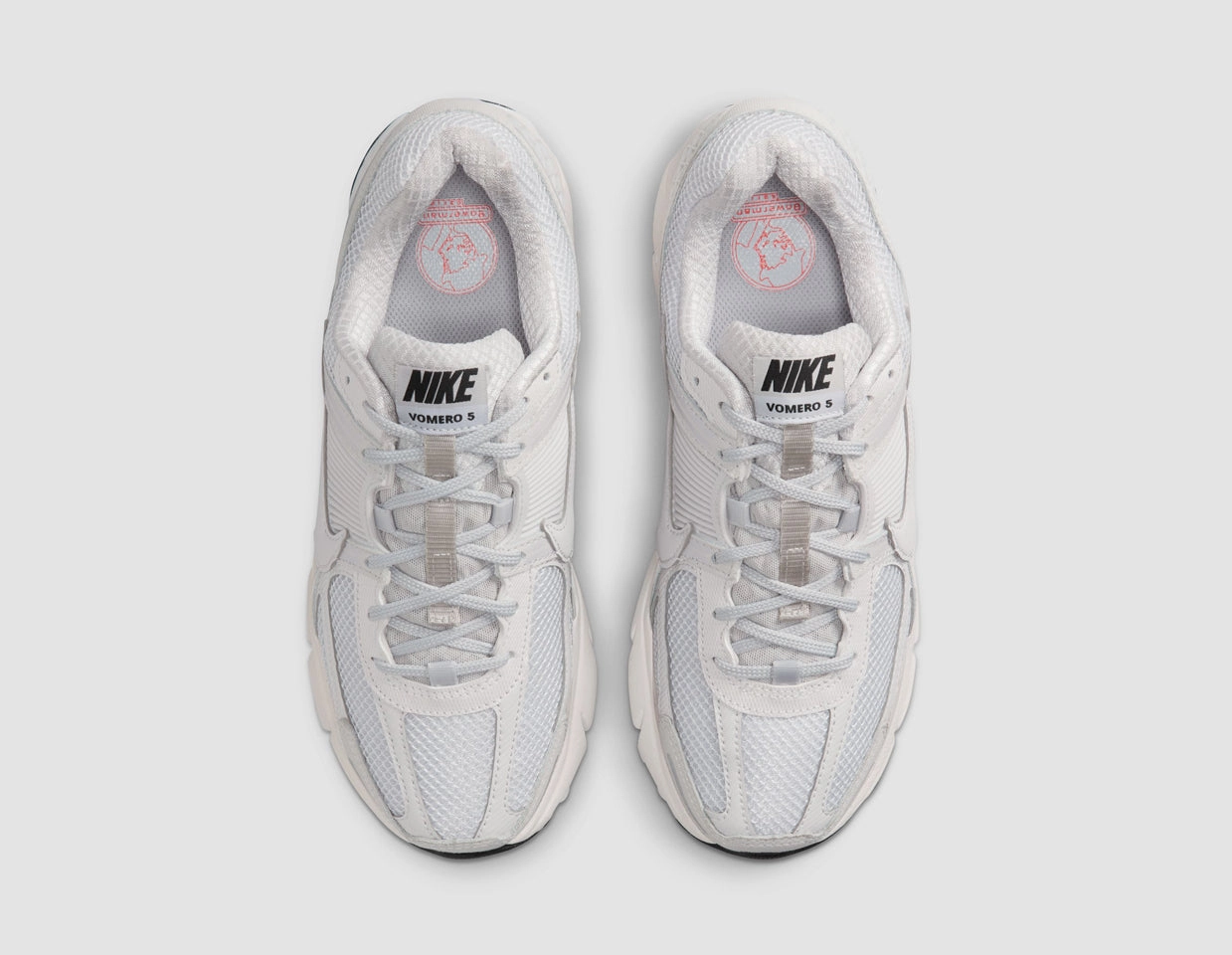 Nike Women's Zoom Vomero 5 White / Vast Grey - Black Soft Touch