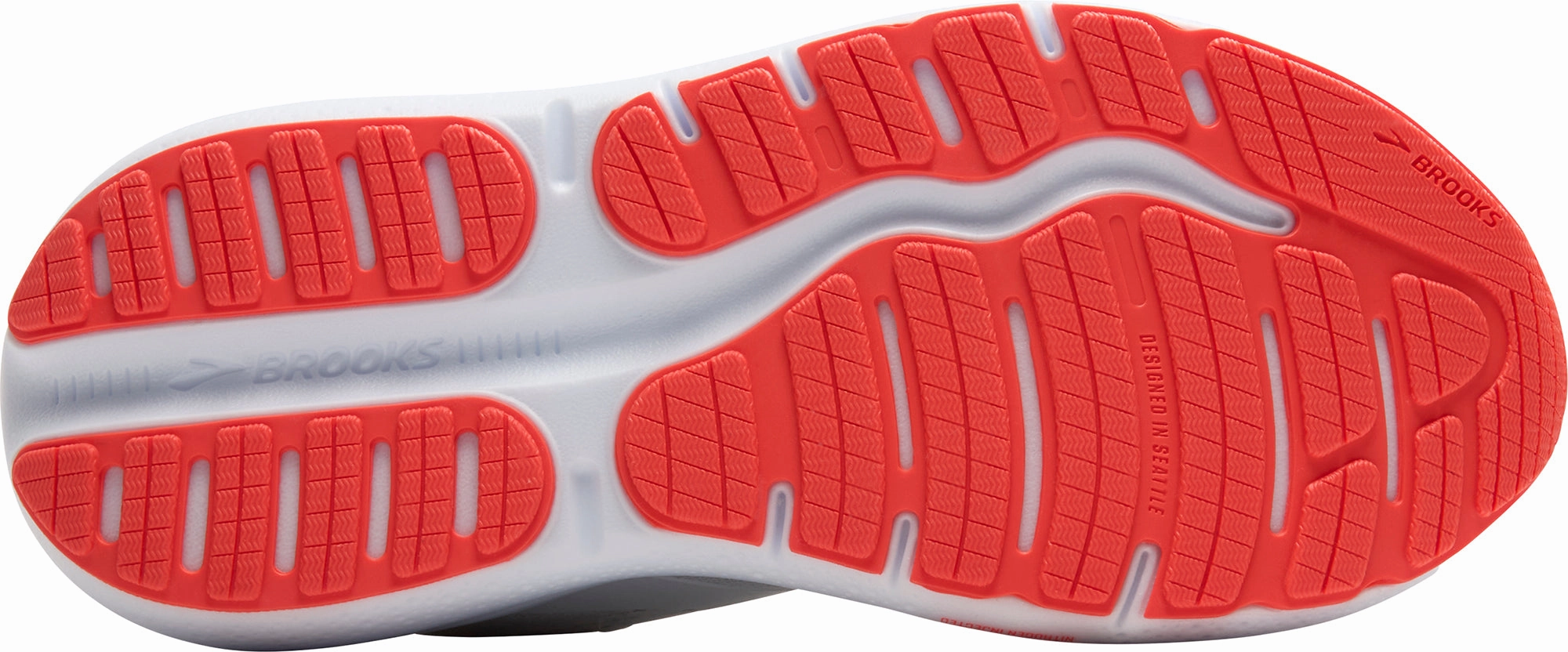 Temperature Regulating Liner Vibrant Design Brooks Ghost Max 2 Womens Running Shoes - White