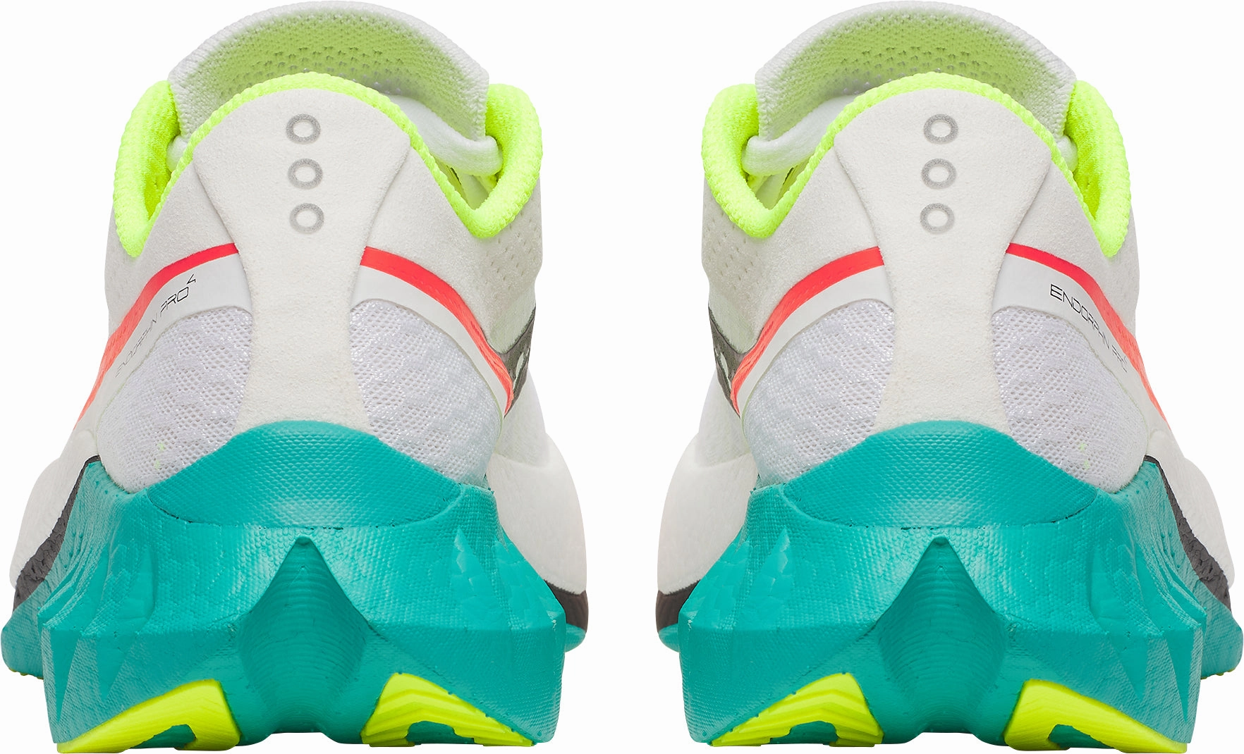 cushioned collar Saucony Endorphin Pro 4 Womens Running Shoes - White