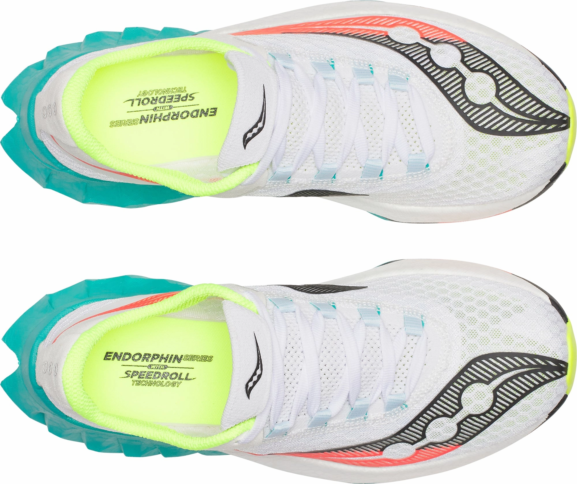 Saucony Endorphin Pro 4 Womens Running Shoes - White Hydrophobic Fabric Treatment