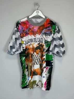 Athletic Silicone Trim 1990'S JUVENTUS BAGGIO BOOTLEG TEE (M) OM