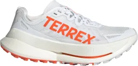 Durable Lacing System adidas Terrex Agravic Speed Ultra Womens Trail Running Shoes - White